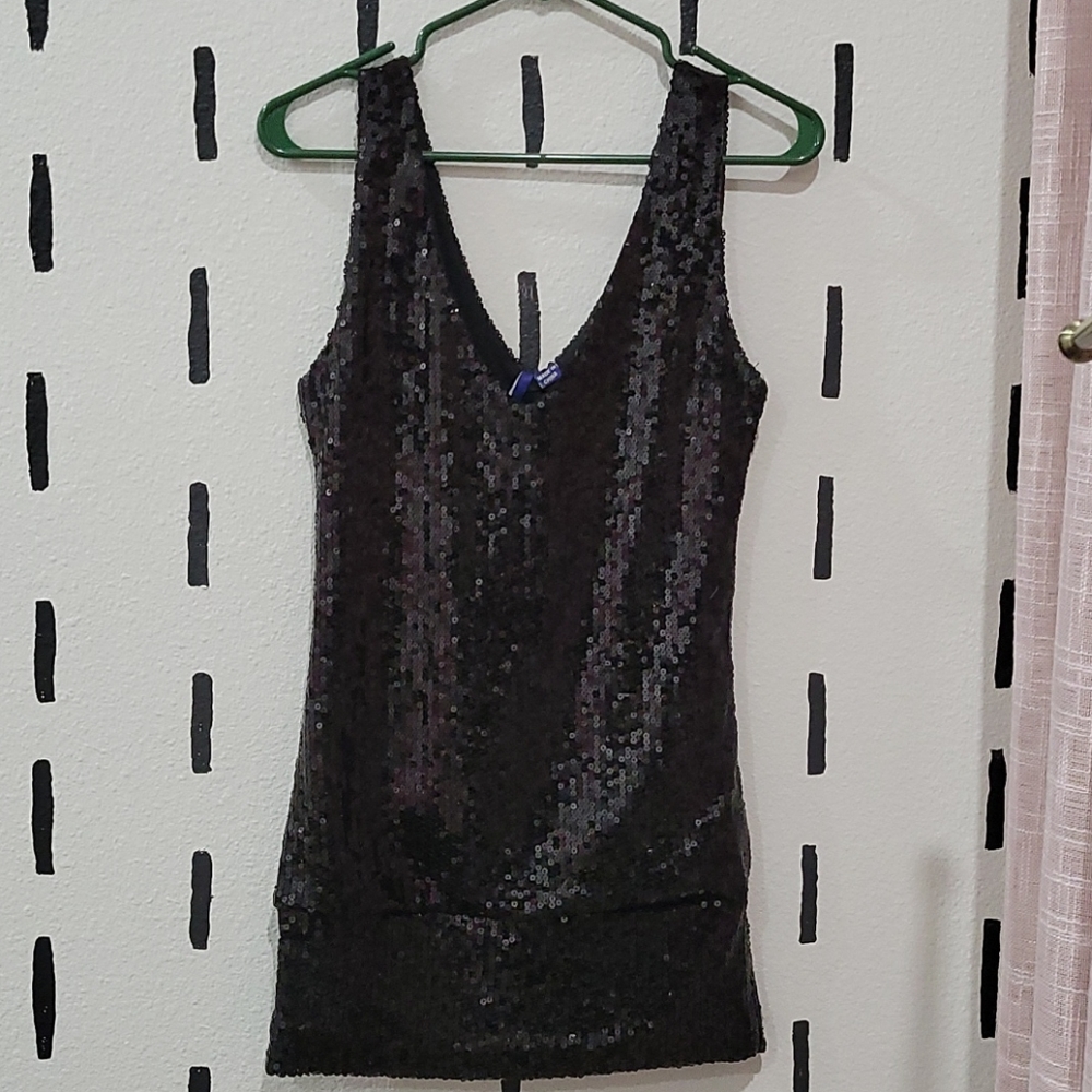 Black mini dress